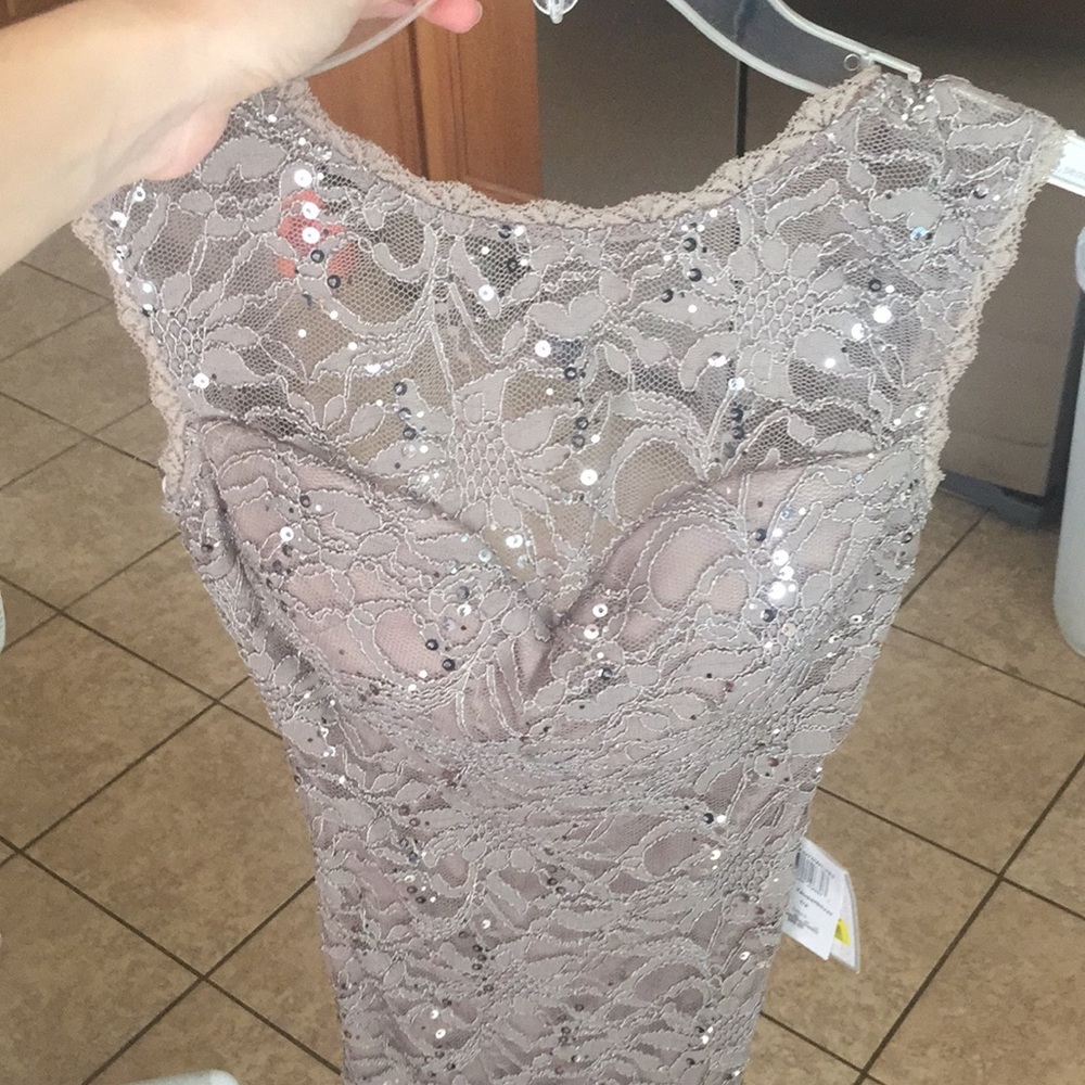 Gorgeous Gray/Silver Cocktail Dress w/ tags still